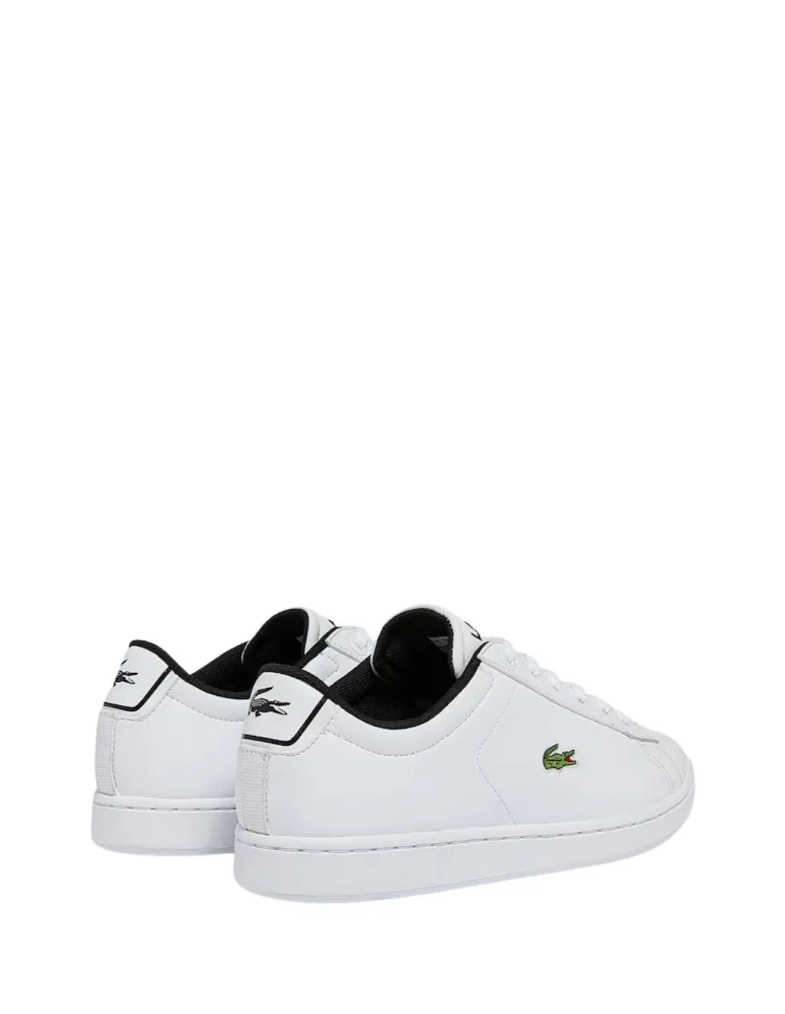 Sneakers garçon Lacoste Ref 55423 blanc / noir