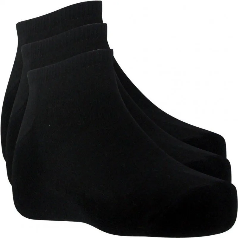 SOCKS EQUIPEMENT 3 paires de Socquettes Femme Coton TERRY Noir