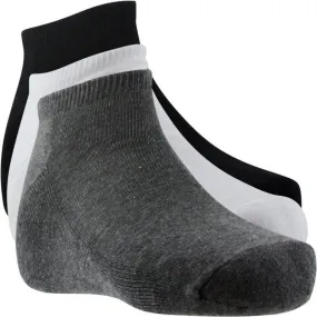 SOCKS EQUIPEMENT 3 paires Socquettes Homme TERRY Gris Blanc Noir