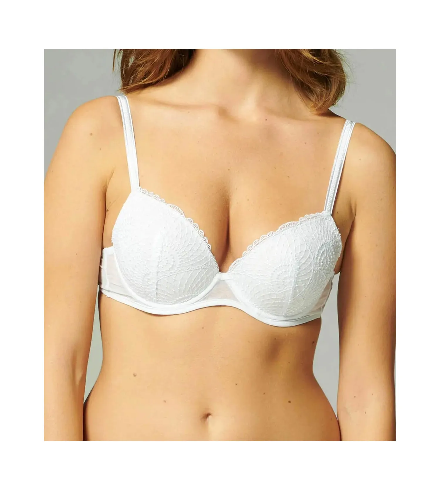 Soutien-gorge push-up Reflet Blanc SIMONE PERELE | Lingerie Sipp