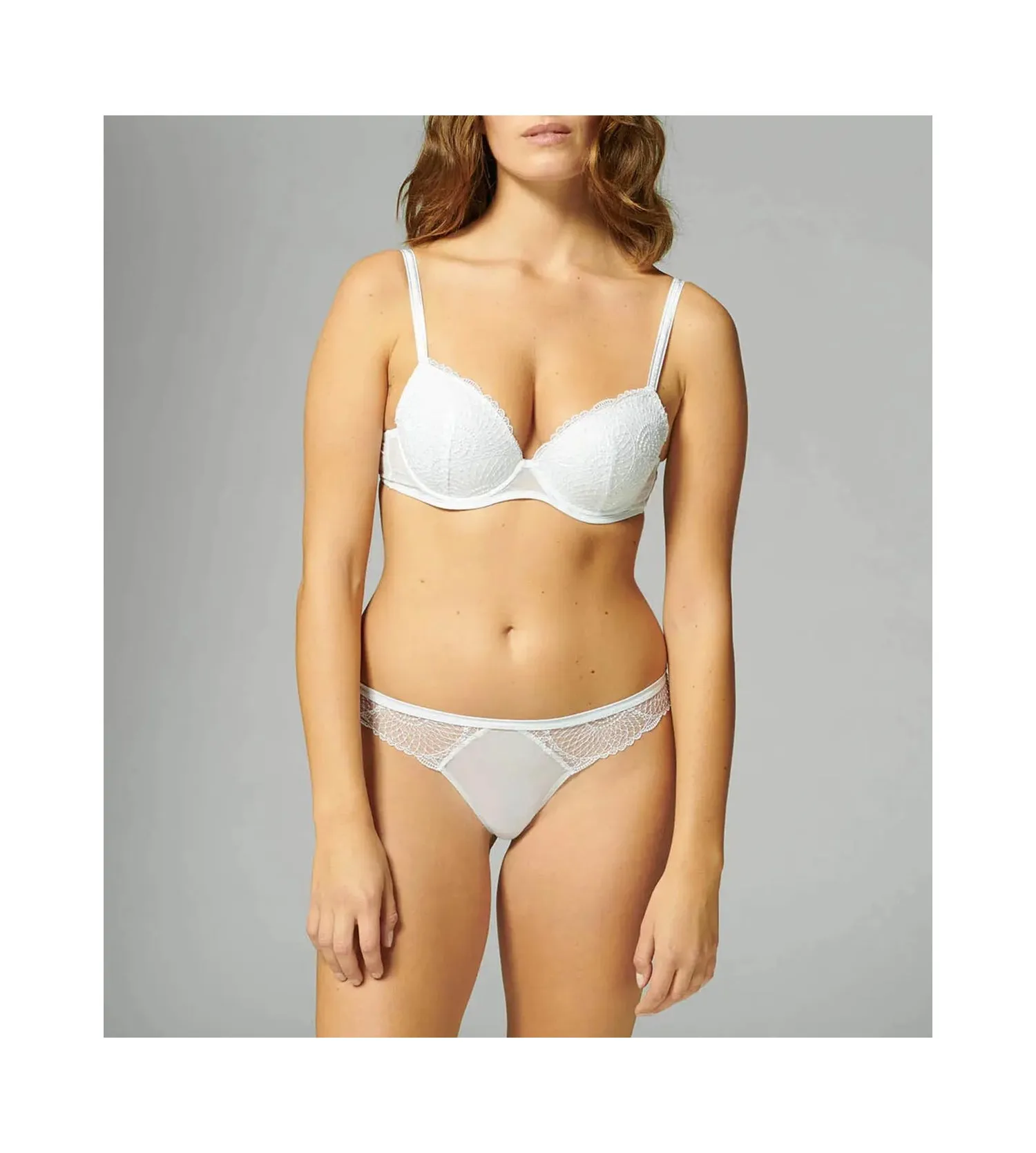 Soutien-gorge push-up Reflet Blanc SIMONE PERELE | Lingerie Sipp