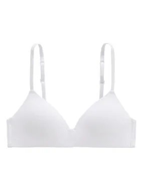 Soutien-gorge triangle à coques sans armatures blanc Veliana - Blanc