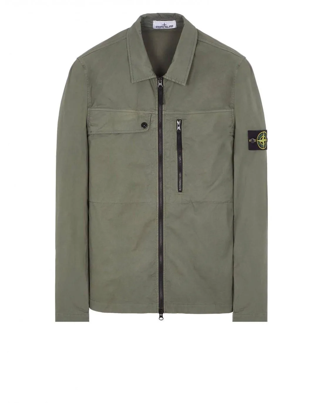 Surchemise 10210 SUPIMA COTTON TWILL  - Stone Island  | Chez Maman Rouen