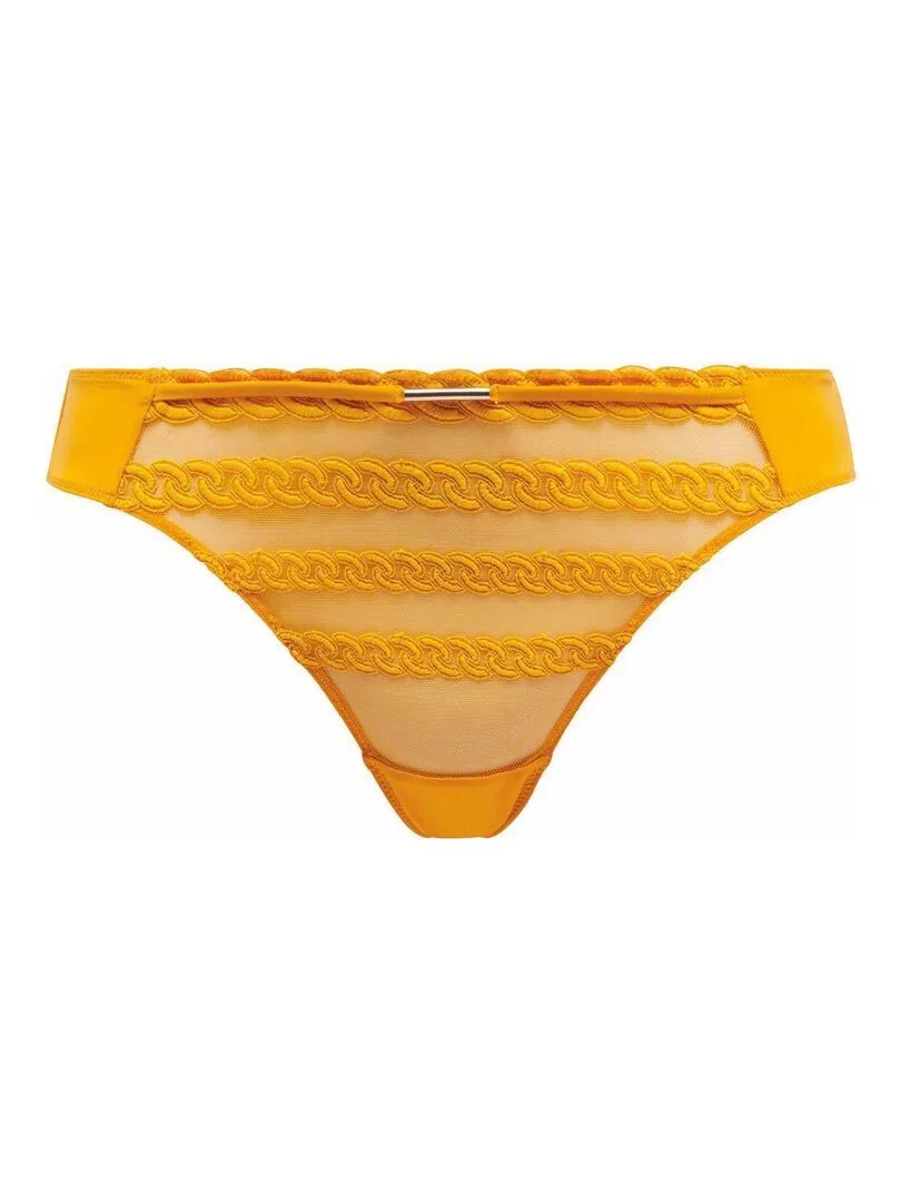 Tanga ZELIE - Morgan Lingerie - Jaune