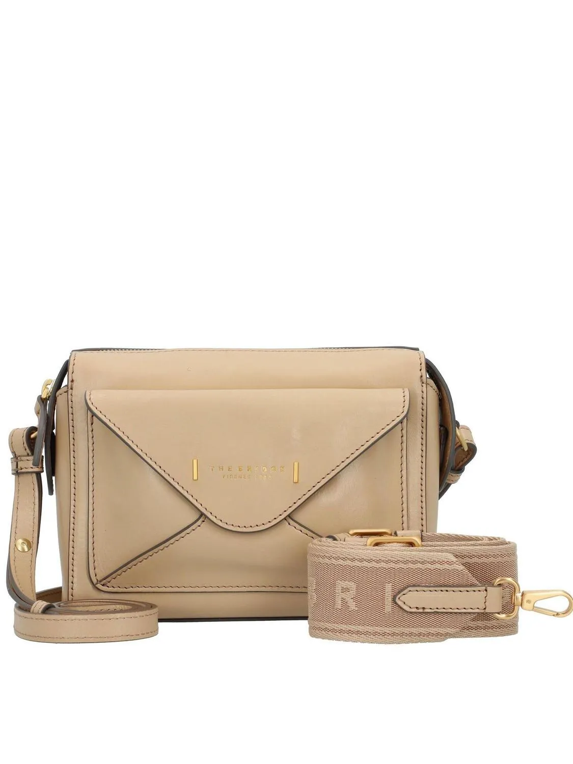 The Bridge Frida Mini Sac Bandoulière, En Cuir Beurre Ab. Or - Achetez À Prix Outlet!