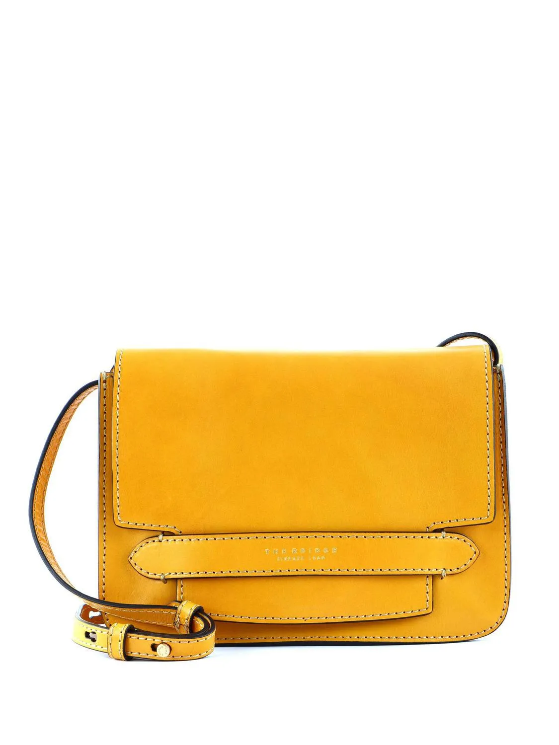 The Bridge Lucrezia Mini Sac Porté Épaule Maïs Jaune Abb. Or - Achetez À Prix Outlet!