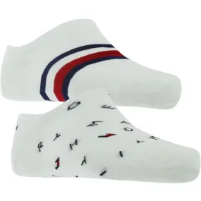 TOMMY HILFIGER 2 paires de Socquettes Homme Coton SNEAK Blanc