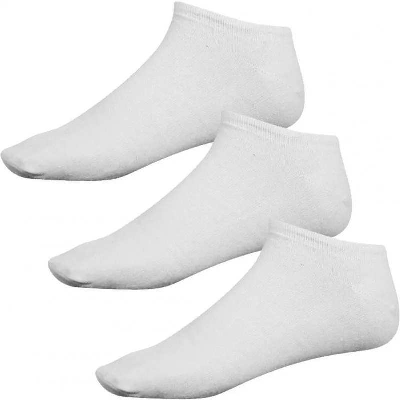 TWINDAY 3 paires de Socquettes Enfant Coton LESBLANCHES Blanc