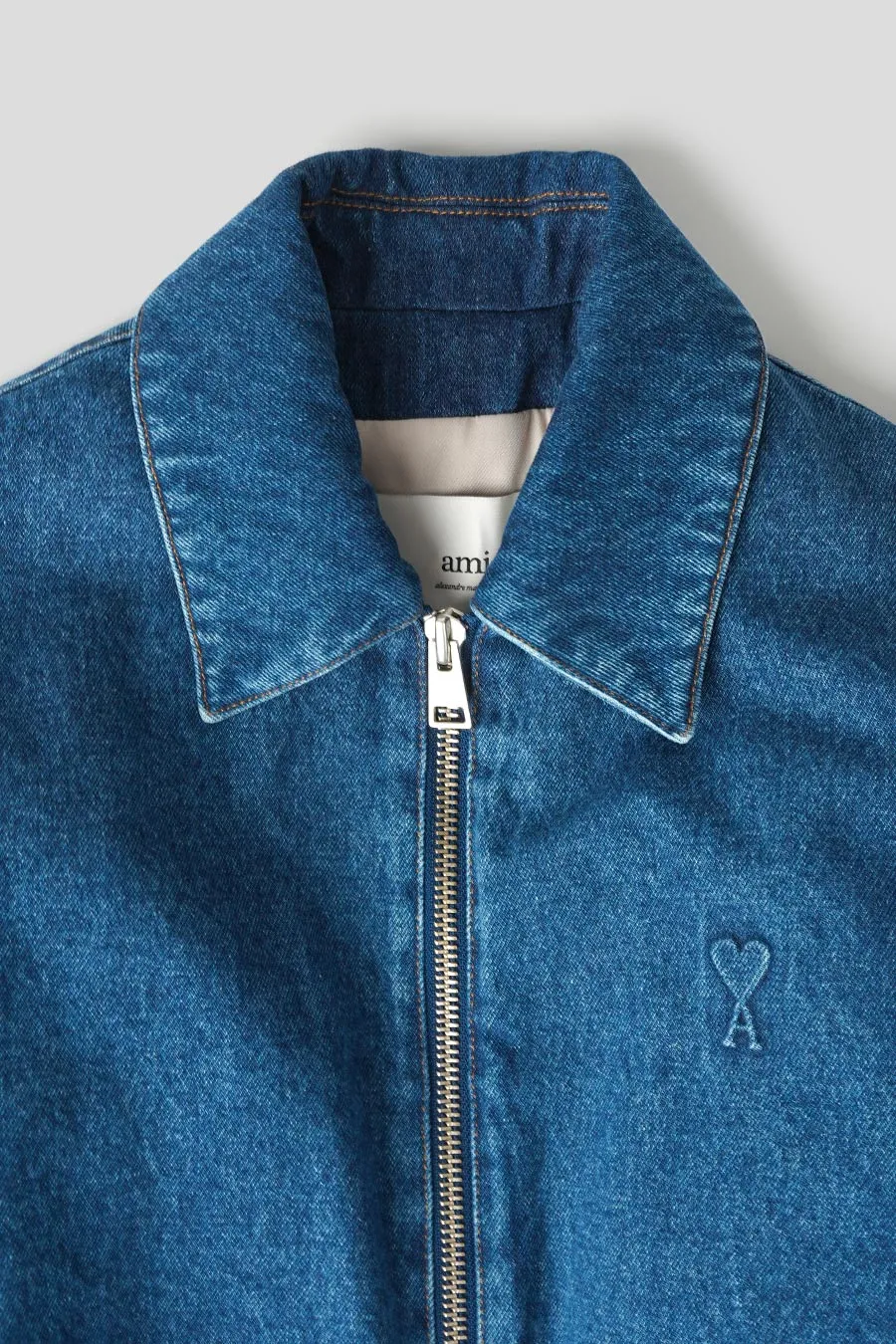 VESTE AMI DE COEUR ZIPPE BLEU US