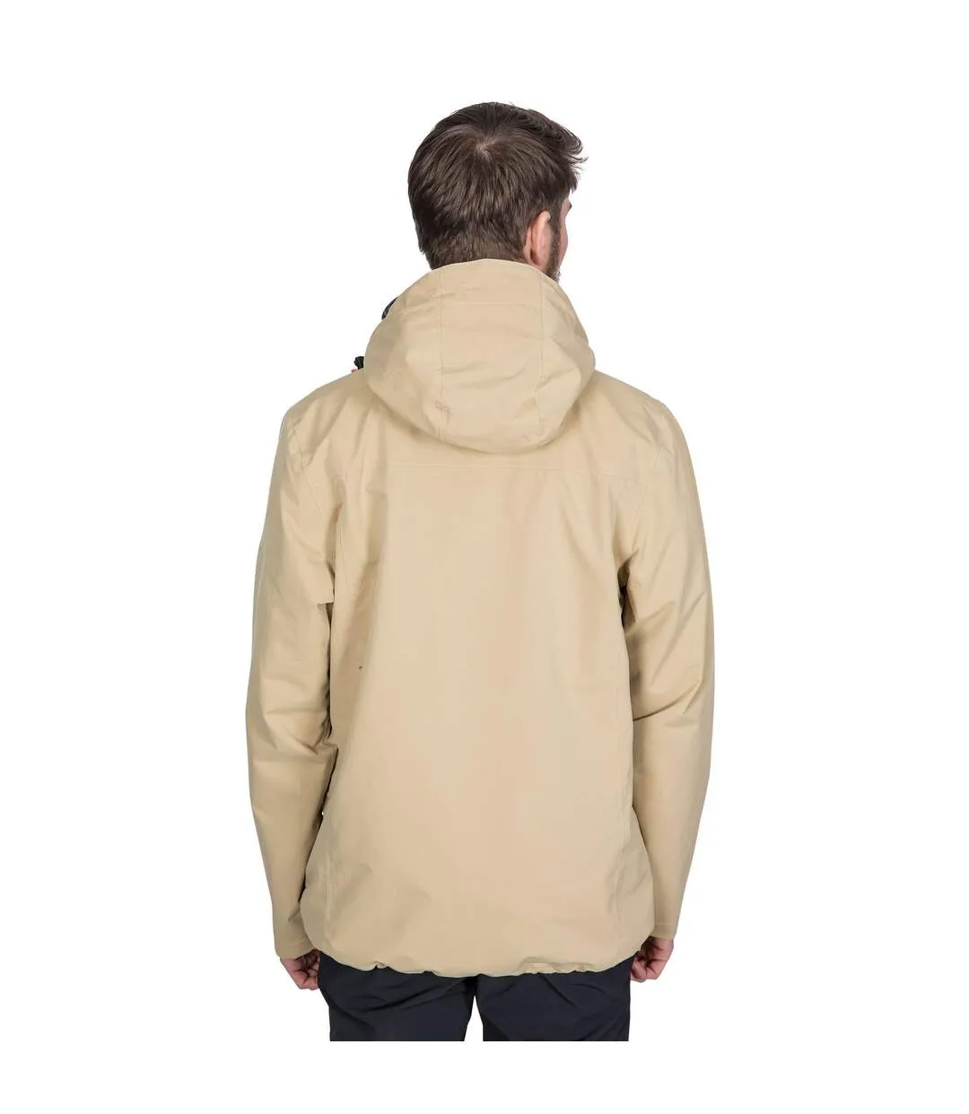 Veste imperméable weir homme beige foncé Trespass