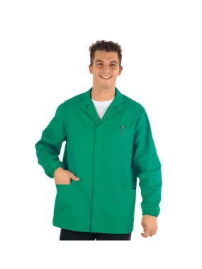 Veste Médicale Homme Manches Longues Sport Vert