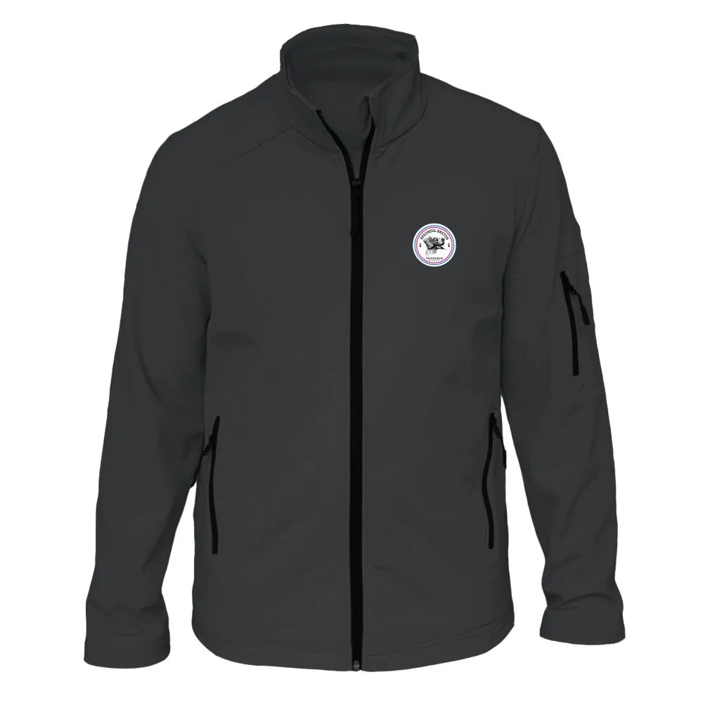 Veste softshell Homme ou Femme avec/sans capuche – Ecusson Epagneul Breton