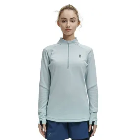 Vêtements de sport On Running Femme | Maillot de running Thermique On Running Climate Shirt Sea pour femme | 263.00472