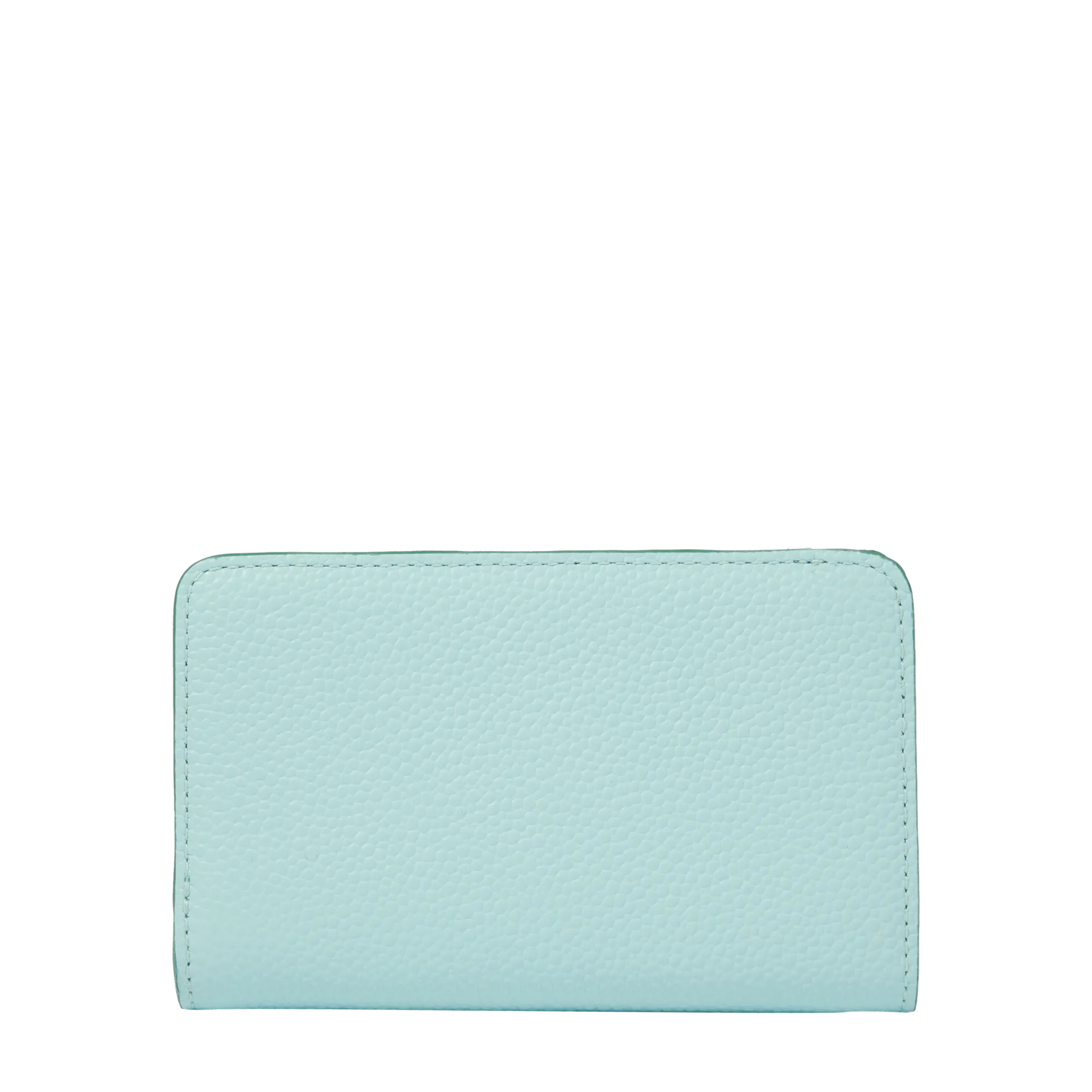 Zipped rectangular compact wallet